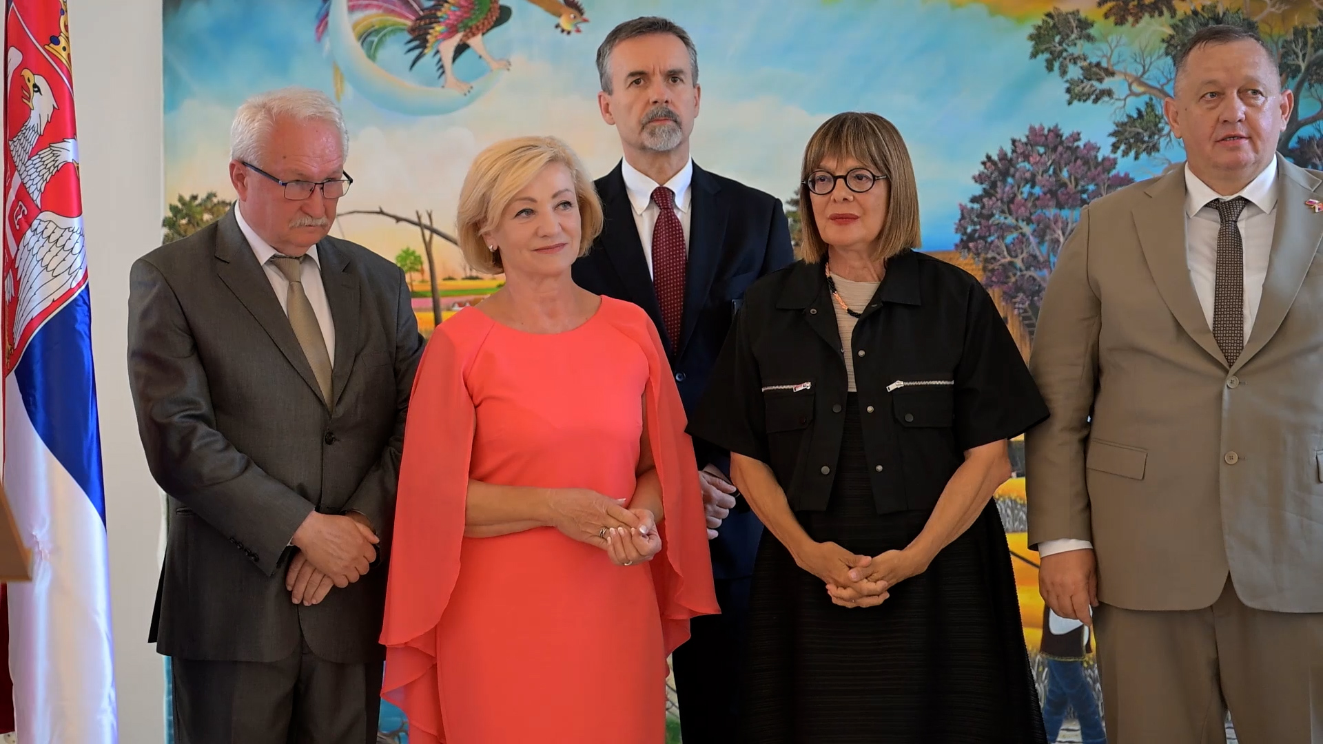 Slovacka, Bratislava, predsednik Pokrajinske vlade Maja Gojkovic otvara izlozbu „Naivno slikarstvo iz Kovacice”, pokrivanje Slovacka, Bratislava, predsednik Pokrajinske vlade Maja Gojkovic otvara izlozbu „Naivno slikarstvo iz Kovacice”, pokrivanje